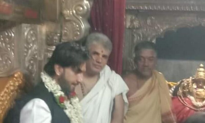 Kantara mimicry case: Ranveer Singh visits Chamundeshwari temple in Mysuru, offers apologies to the deity