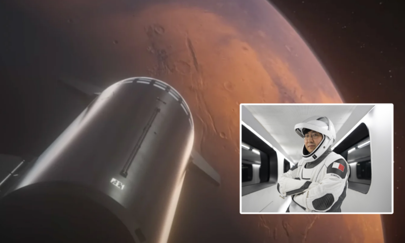 This cryptocurrency billionaire will fly SpaceX’s 1st private Starship to Mars, but when?