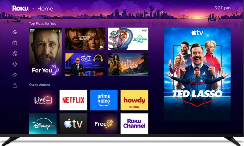 Roku OS’s home screen now features a large, permanent ad