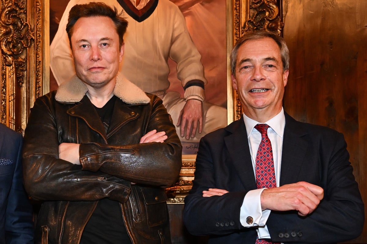 Farage hits out at Elon Musk over support for Reform rival Restore UK in Makerfield byelection