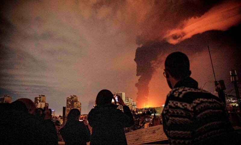 Attack on Iran’s oil released as much pollution as a volcano