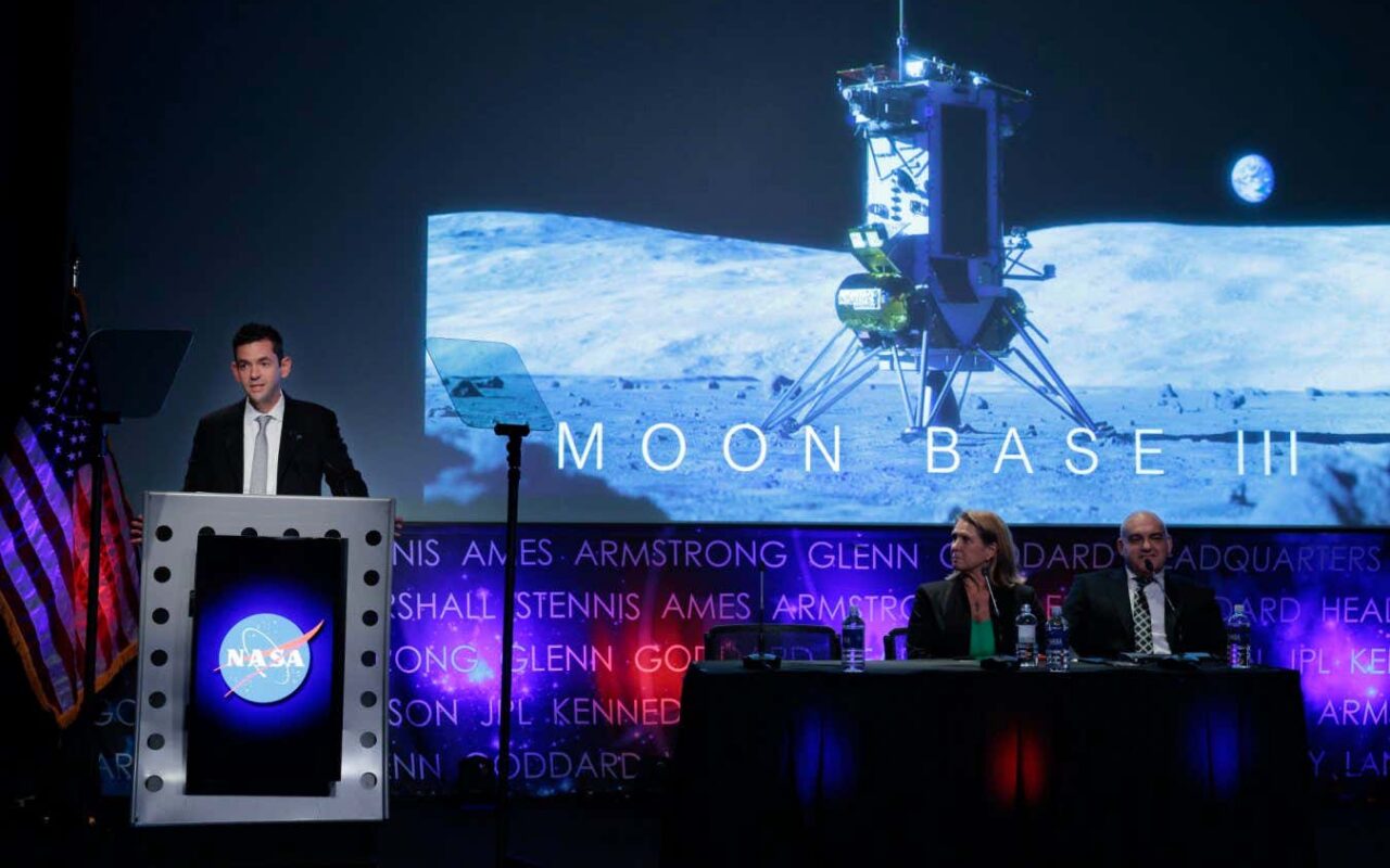 NASA plans a base on the moon spanning hundreds of square kilometres