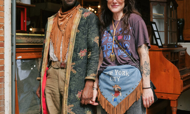 Street Style Look of the Week: A Couple With a Shared Passion for Fringe