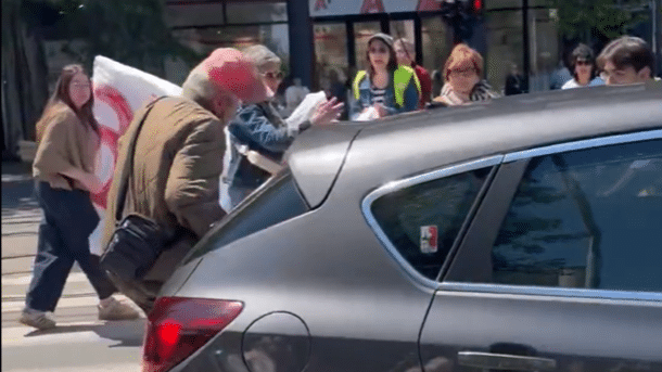 Driver Faces Attempted Murder Charge After Car Hits Man at Serbian Protest