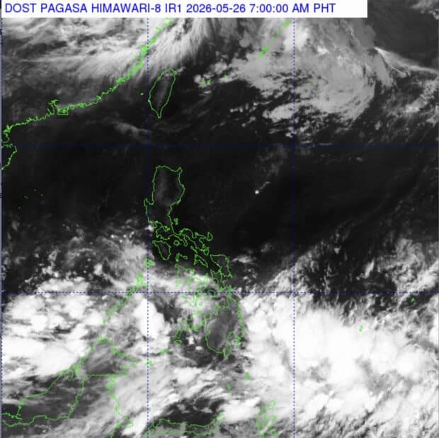Pagasa: LPA outside PAR has high chance of becoming tropical depression