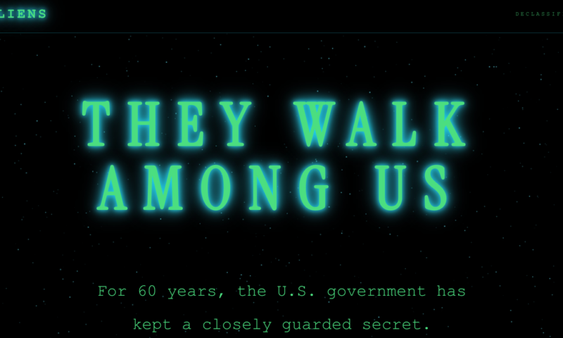 White House launches ‘alien’ website to brag about the arrest of migrants