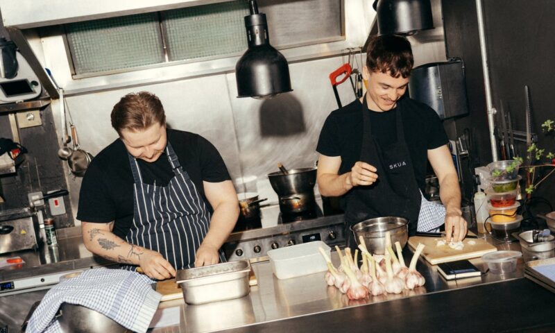 I tried Friday night dinner at this cool and moody Edinburgh basement restaurant