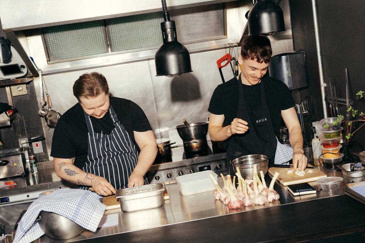 I tried Friday night dinner at this cool and moody Edinburgh basement restaurant