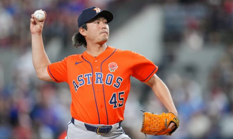 Three Houston Astros pitchers throw combined no-hitter in shutout victory over Texas Rangers