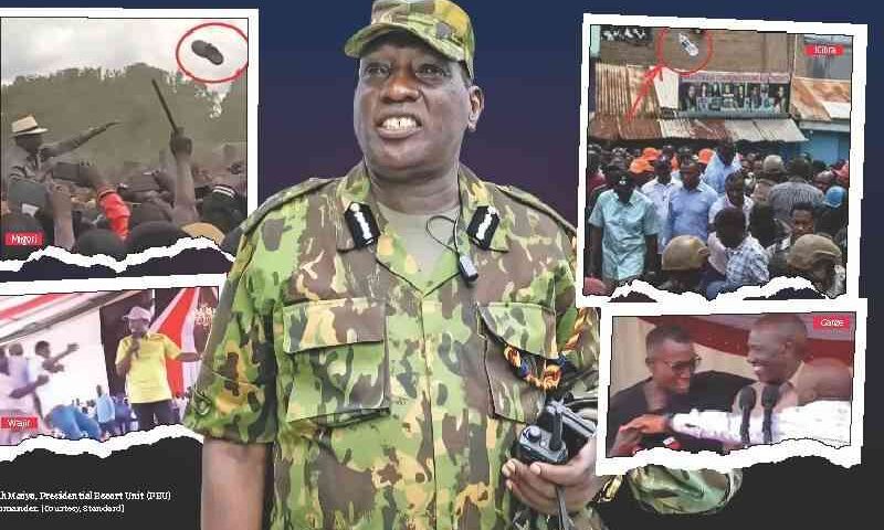 Sleeping on the job?: Ruto’s security detail caught unaware as man storms onto stage during Coast rally