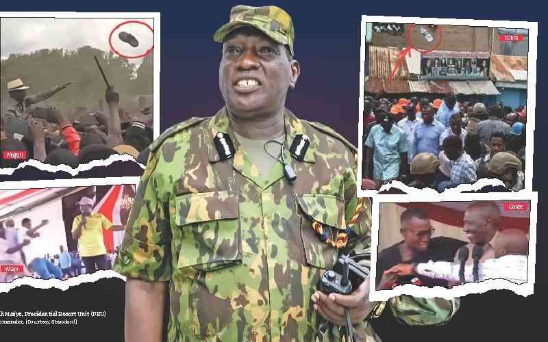 Sleeping on the job?: Ruto’s security detail caught unaware as man storms onto stage during Coast rally