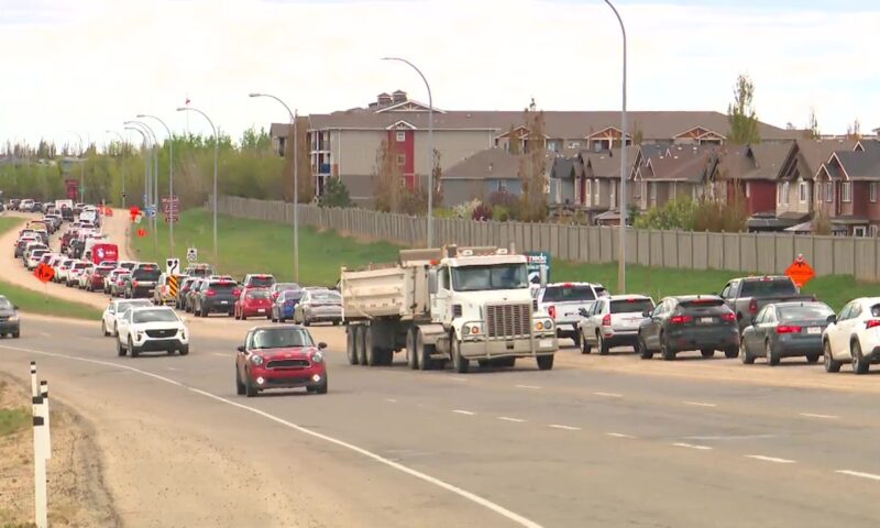 Terwillegar Drive expansion construction ramps up at Anthony Henday Drive