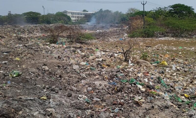 Midnight ‘bonfires’ in Thalambur: air quality compromised due to garbage being set on fire