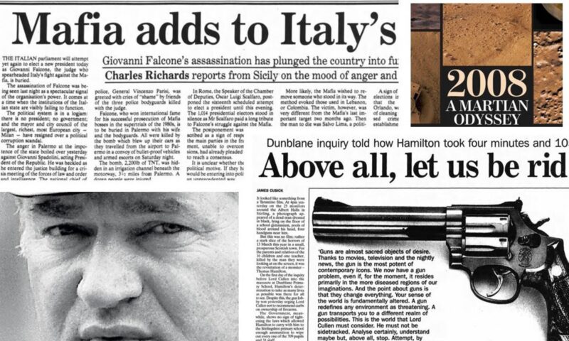 This Week in History: From a Mafia murder to touchdown on Mars