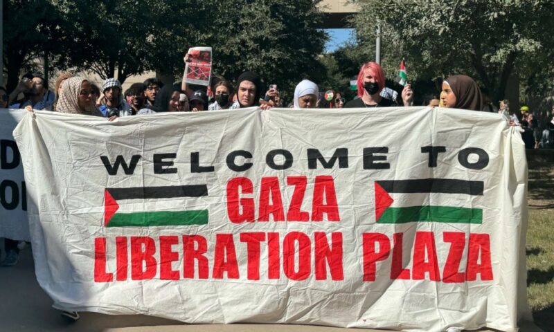 Pro-Palestinian protesters sue UT Dallas leaders, police officers over alleged punishment