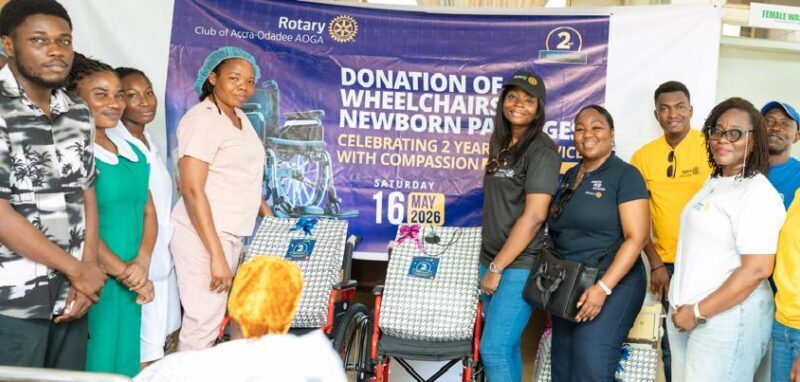 Rotary Club of Accra-Odadee AOGA marks 2nd anniversary with donations to mothers, hospitals