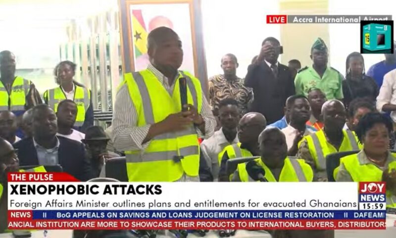 26 Ghanaian prisoners among first evacuees from South Africa — Ablakwa