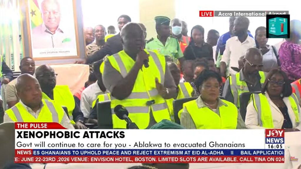 We will always stand by Ghanaians everywhere — Chief of Staff assures evacuees from South Africa