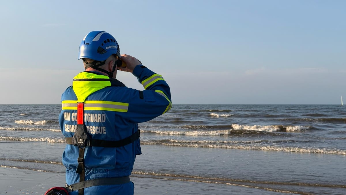 In pictures: Major search and rescue operation for two girls at Portobello