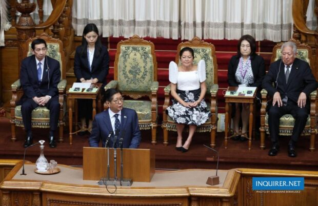 Marcos becomes 4th PH leader to speak before Japan Diet