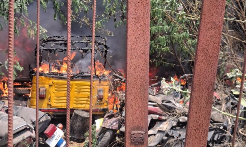 Over 50 vehicles destroyed in fire near Poonamallee High Road