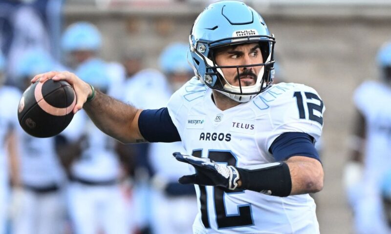 Hicks scores two TDs as Argos bounce Tiger-Cats