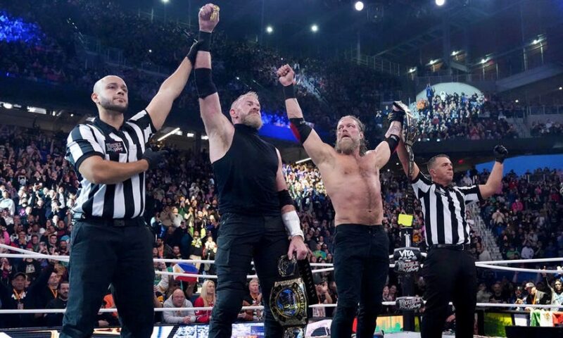 Adam Copeland, Christian Cage snap 25-year drought, win AEW Tag Team Championship at Double or Nothing