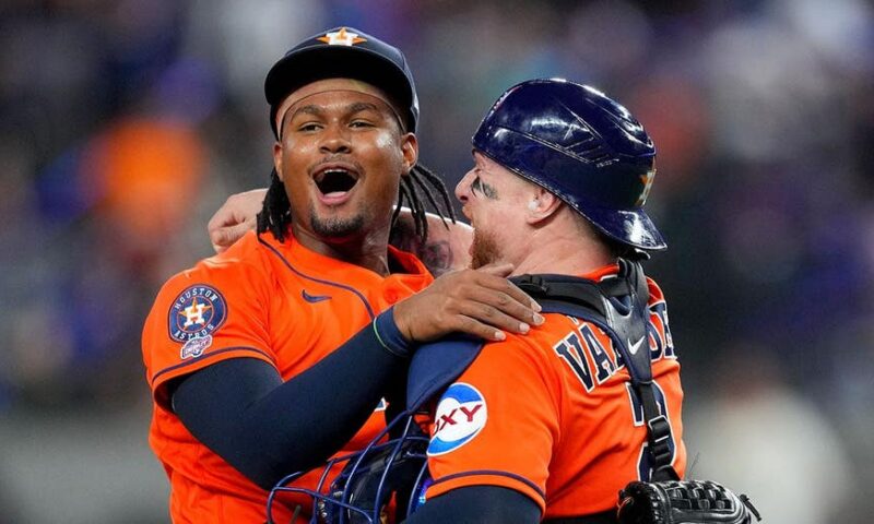 Astros’ Alimber Santa becomes first pitcher since 1900 to participate in a no-hitter during his MLB debut