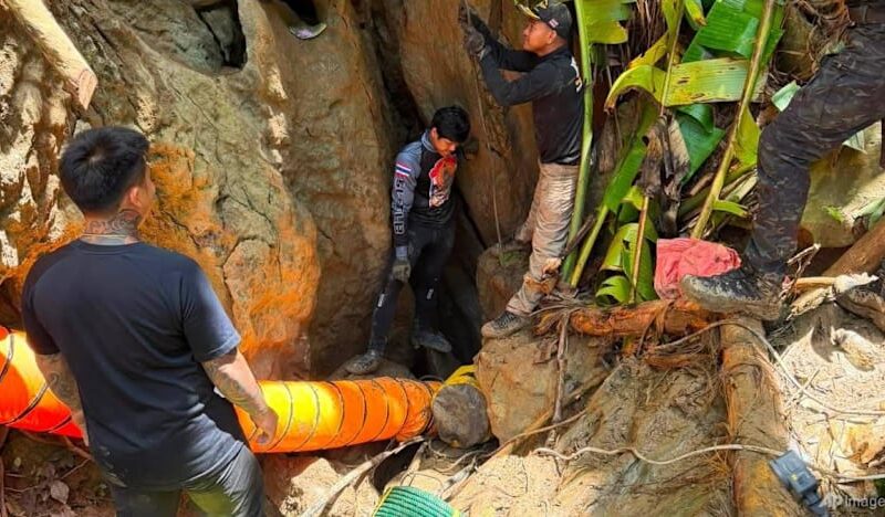 Search continues for 7 villagers trapped in flooded Laos cave