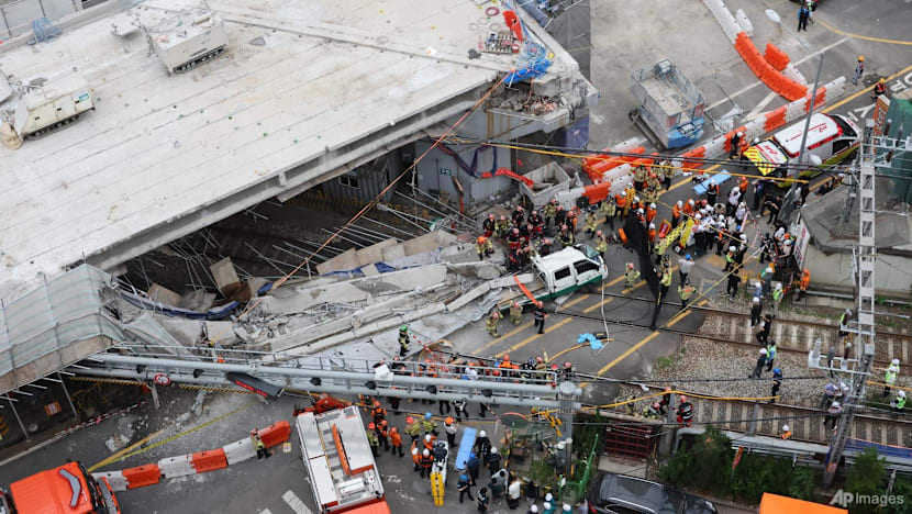 South Korea overpass collapse kills three people during safety inspection