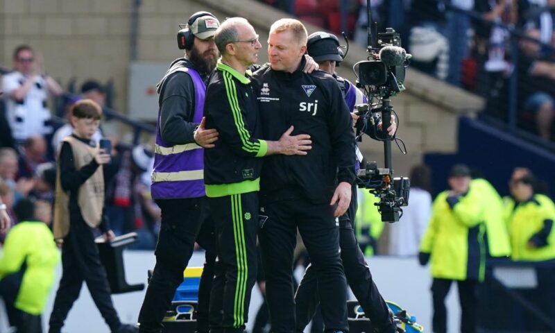 Neil Lennon gives Dunfermline future update, says dog is in trouble and reacts to Celtic chant