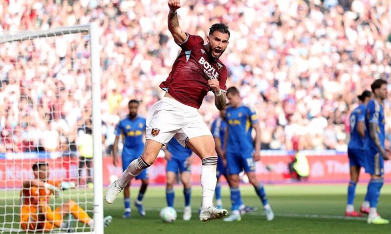 West Ham United 3 Leeds United 0: Whites unable to find reserves to influence survival Sunday