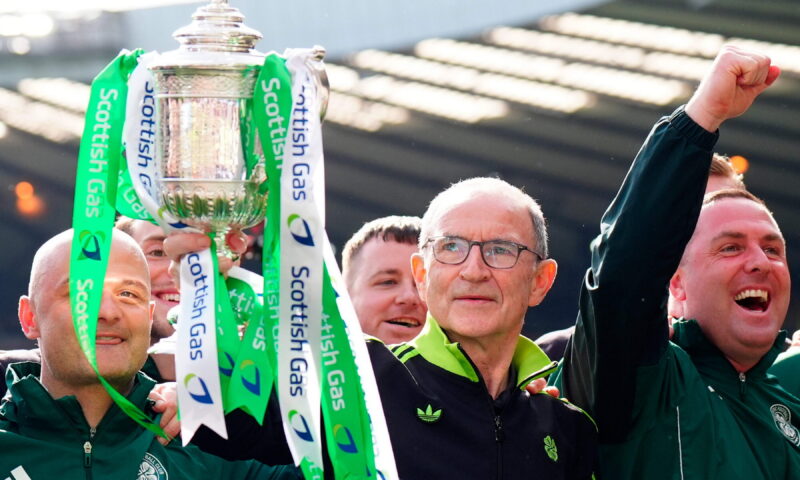 Martin O’Neill’s Celtic sweep past Dunfermline to win Scottish Cup and clinch double glory