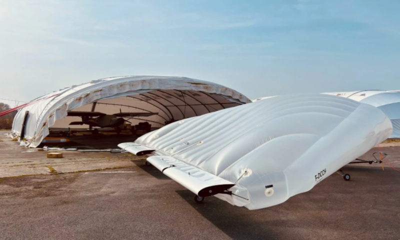 ‘Lift is aerodynamic, not buoyancy’ — This new cargo drone uses an inflatable wing instead of a traditional rigid frame, and it could change how wars are fought
