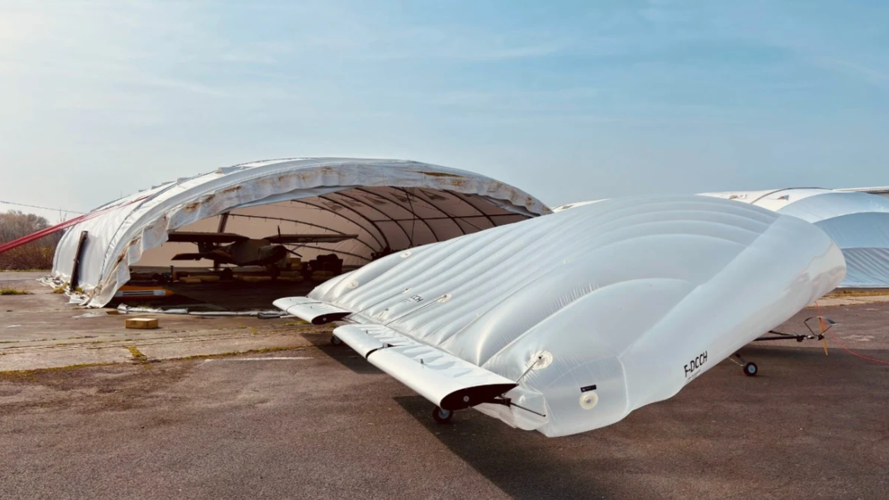 ‘Lift is aerodynamic, not buoyancy’ — This new cargo drone uses an inflatable wing instead of a traditional rigid frame, and it could change how wars are fought