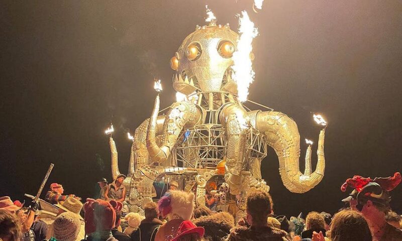 Burning Man’s Orgy Dome asks for help to recover from last year’s pounding so it can be erected once again
