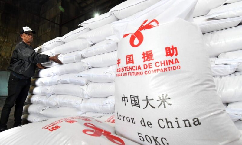 Cuba receives 15,000-tonne shipment of rice donated by China