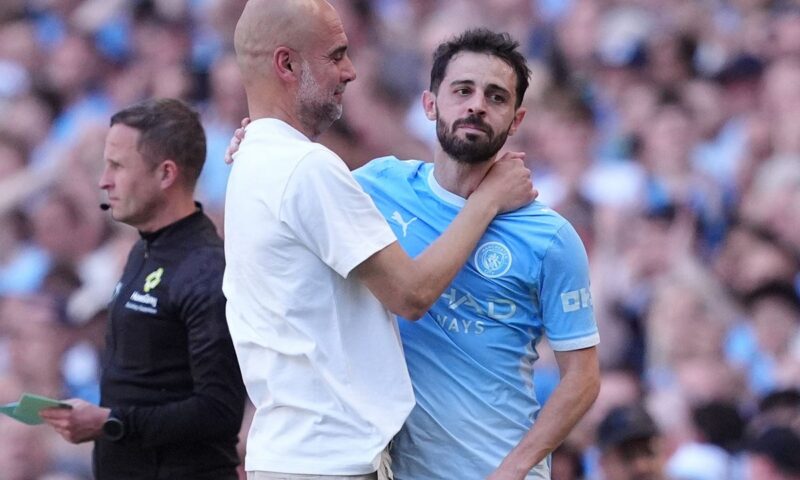 Pep Guardiola’s Manchester City farewell dampened by defeat to Aston Villa