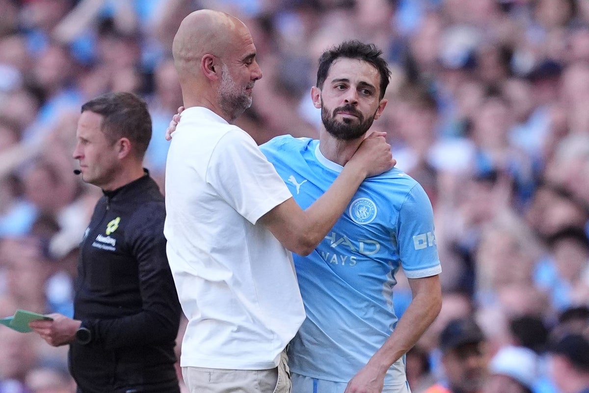 Pep Guardiola’s Manchester City farewell dampened by defeat to Aston Villa
