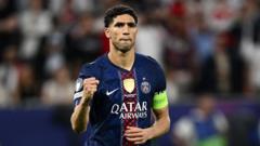 أشرف حكيمي.. أول لاعب عربي يعتلي عرش دوري أبطال أوروبا 3 مرات