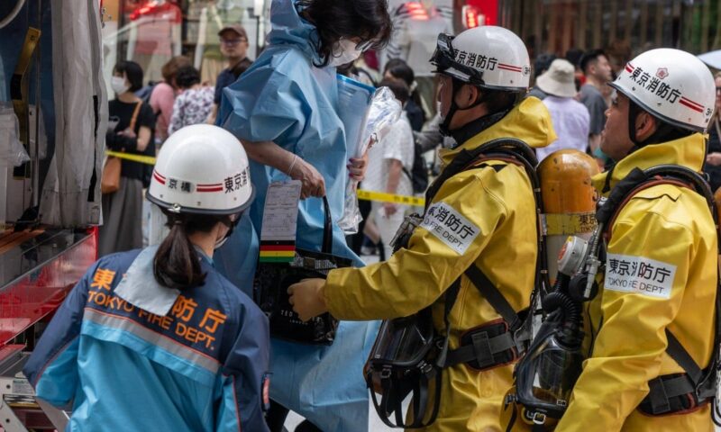 Dozens injured in Japan after man sprays ‘smelly’ liquid in Tokyo shopping centre