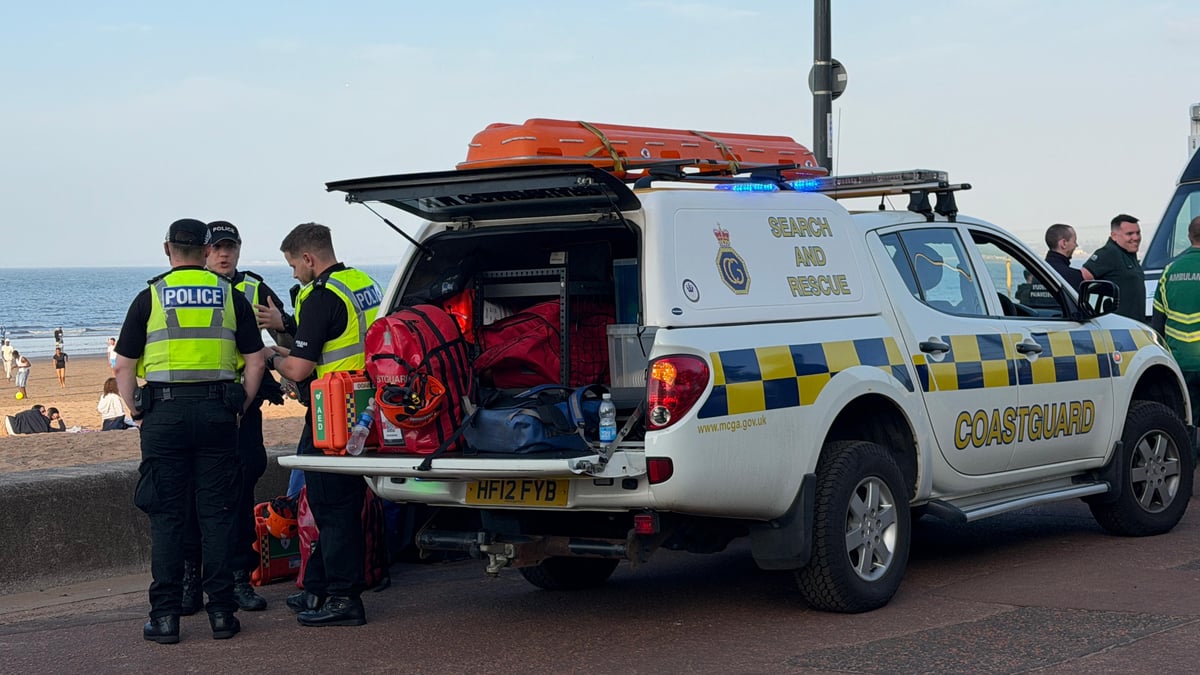 Major emergency response as two girls in trouble in the water at Edinburgh’s Portobello Beach