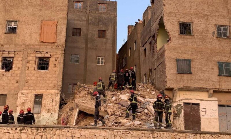 فاجعة في المغرب.. مقتل 11 شخصاً في انهيار عمارة سكنية