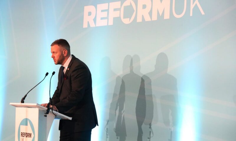 Russia ‘within their rights’ to take Crimea, Reform’s Makerfield candidate said as he compared it to Falklands