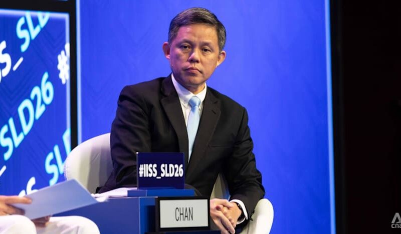 Watch: Singapore Defence Minister Chan Chun Sing speaks at Shangri-La Dialogue on security partnerships
