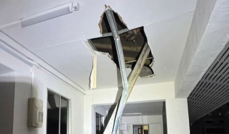Chong Pang City construction site incident: Metal bar that damaged HDB block slipped from workers’ hands
