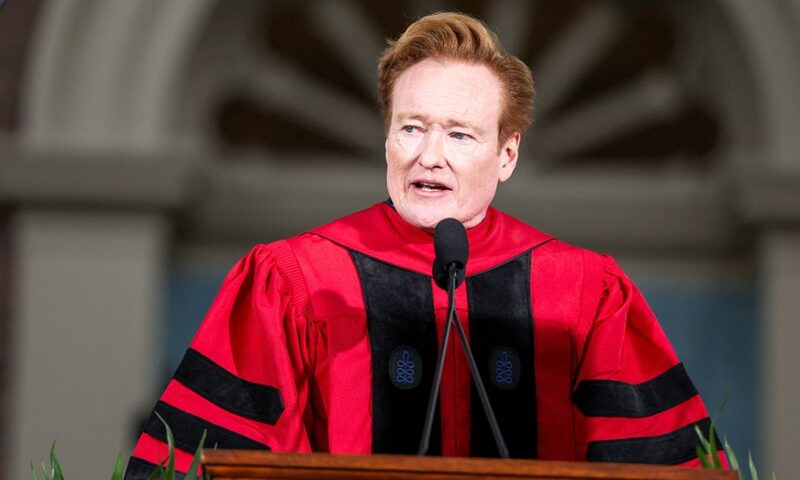 Comedian Conan O’Brien fires back at Trump administration during Harvard commencement speech