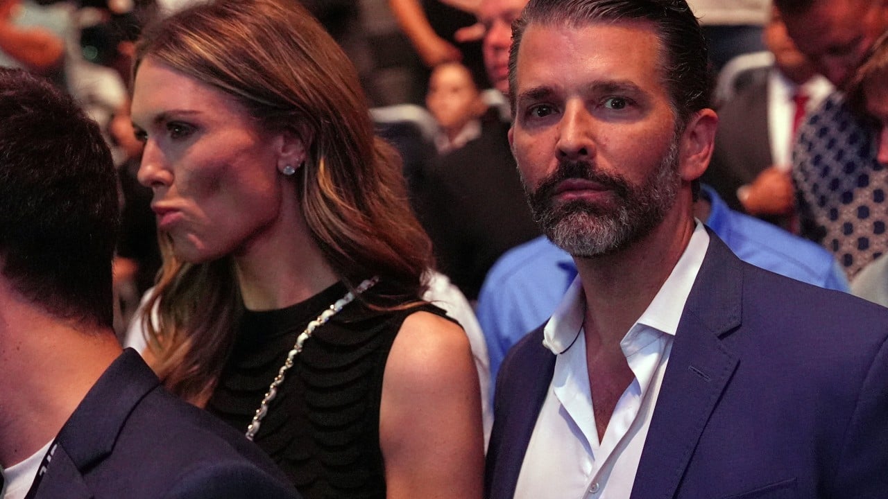 Trump says he won’t attend son Donald Trump Jnr’s wedding to Bettina Anderson