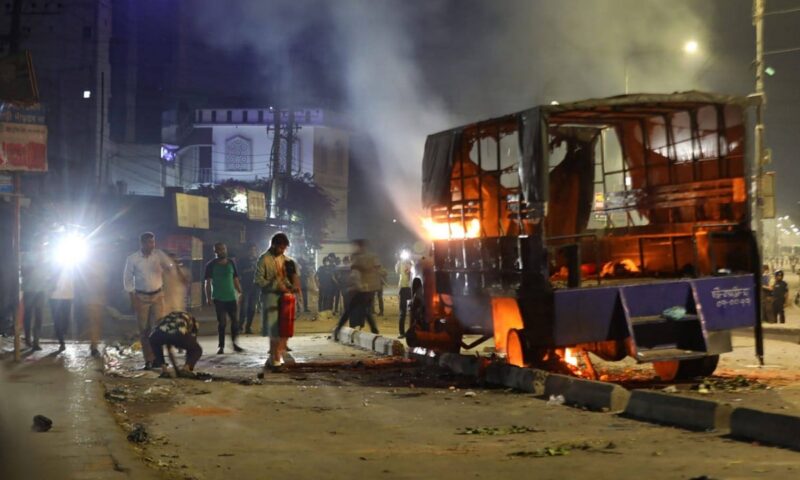 Bangladesh protestors clash with police over alleged child rape