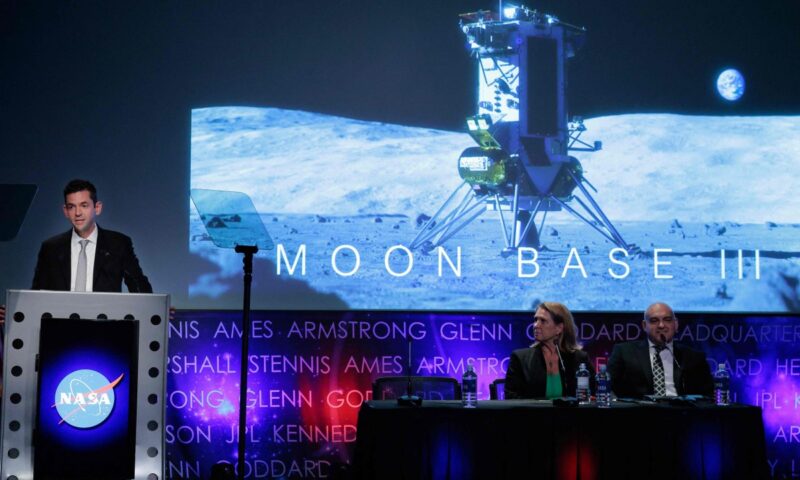 Nasa lays out moon base plans with landers, buggies and drones at the top of the list